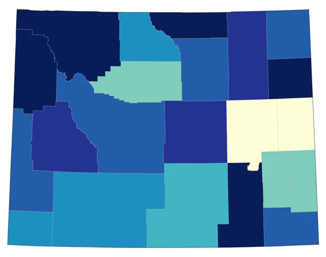 Redpoll county map