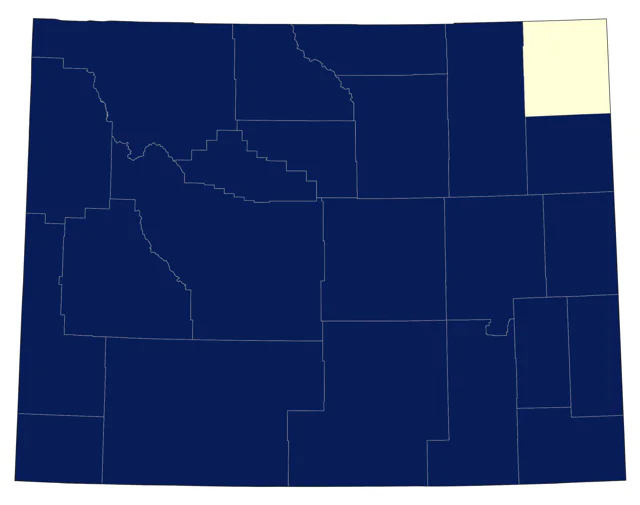 Ring-necked Duck county map