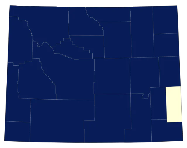 Rock Wren county map