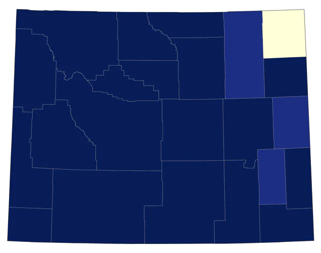 Sage Thrasher county map
