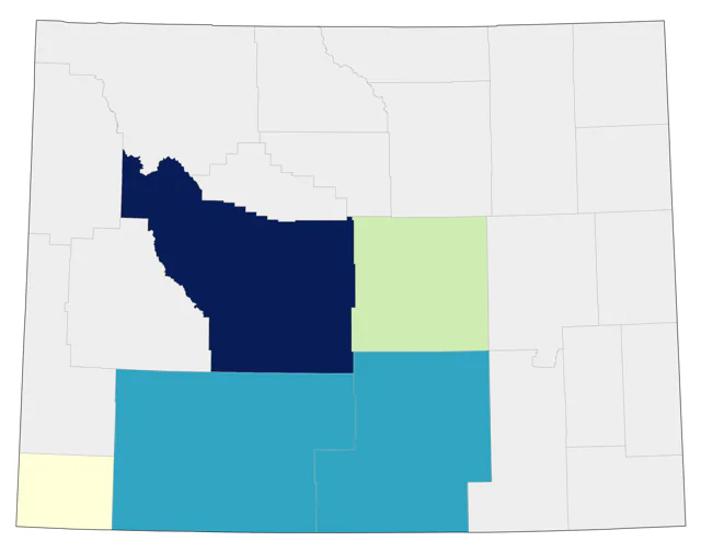Scott's Oriole county map