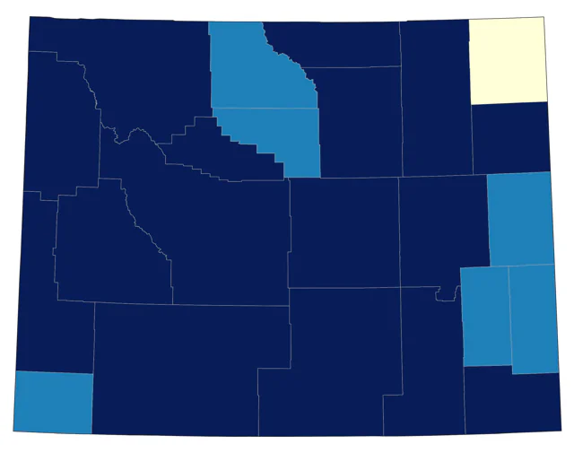 Solitary Sandpiper county map