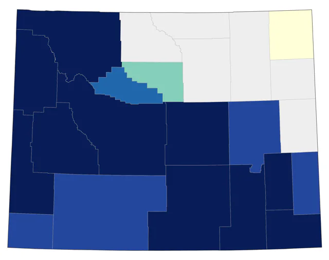 Steller's Jay county map