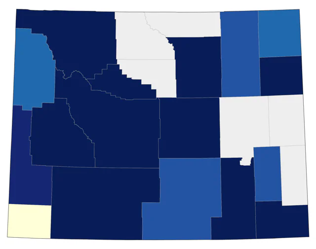 Surf Scoter county map