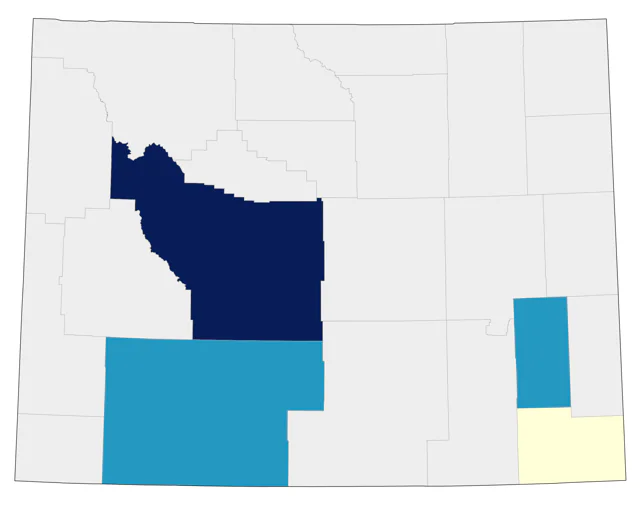 Swan Goose county map