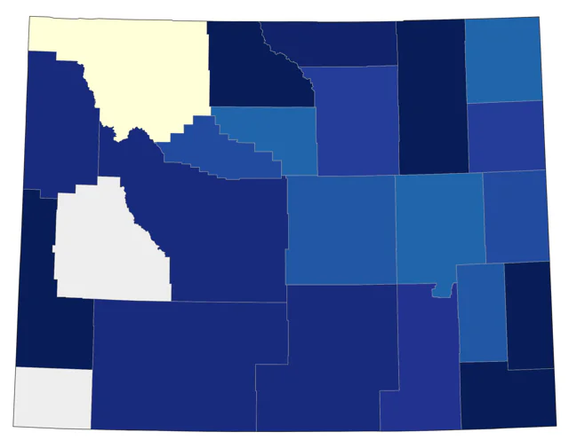 Tennessee Warbler county map