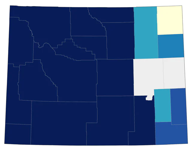 Trumpeter Swan county map