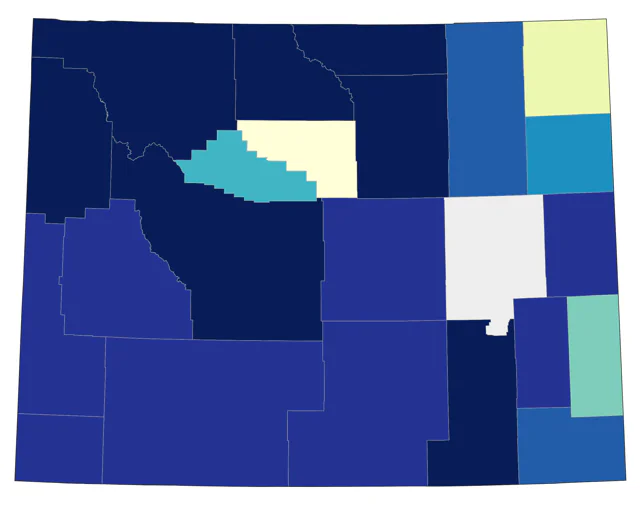 Tundra Swan county map