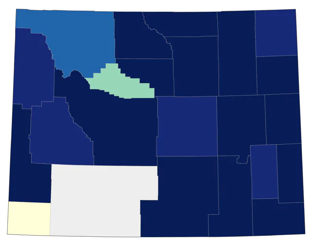 Veery county map