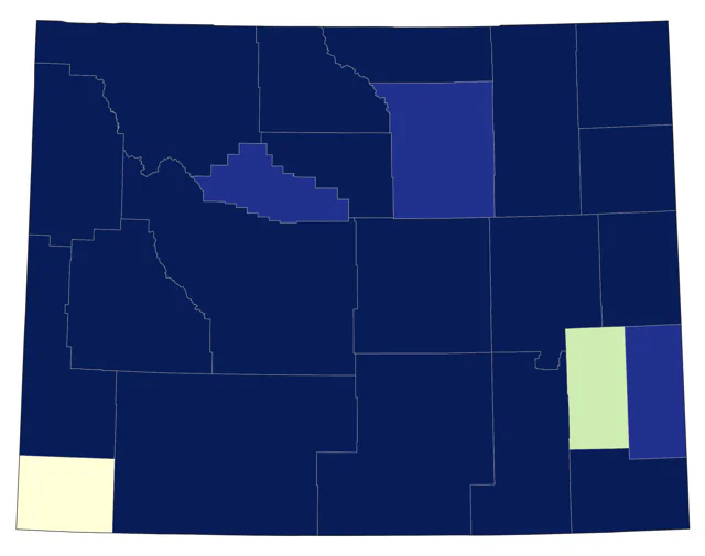 Western Flycatcher county map