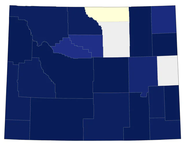 Western Sandpiper county map