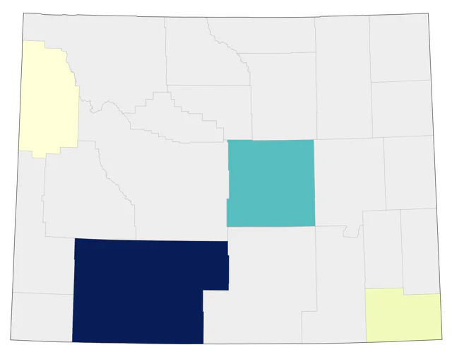 White-tailed Kite county map